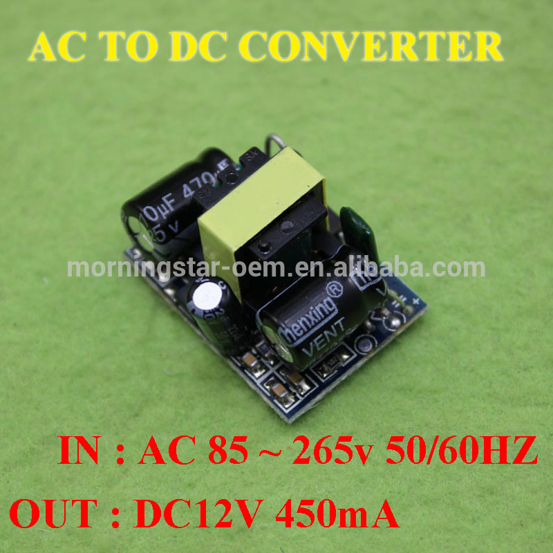 中国　工場- dc12v400ma絶縁スイッチac-dc電源モジュールバックコンバータ220vにdc12v/5v450ma5w-インバータとコンバータ問屋・仕入れ・卸・卸売り