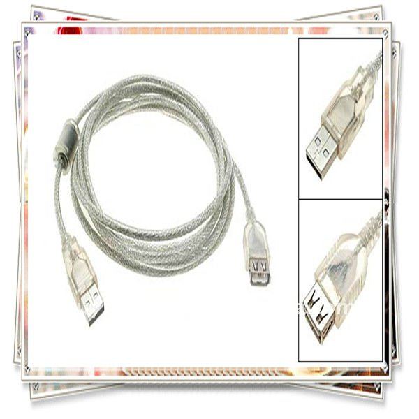 afケーブルの透明な白への高品質5m 16ft USB 2.0の延長ケーブルUSB AM-計測ケーブル問屋・仕入れ・卸・卸売り