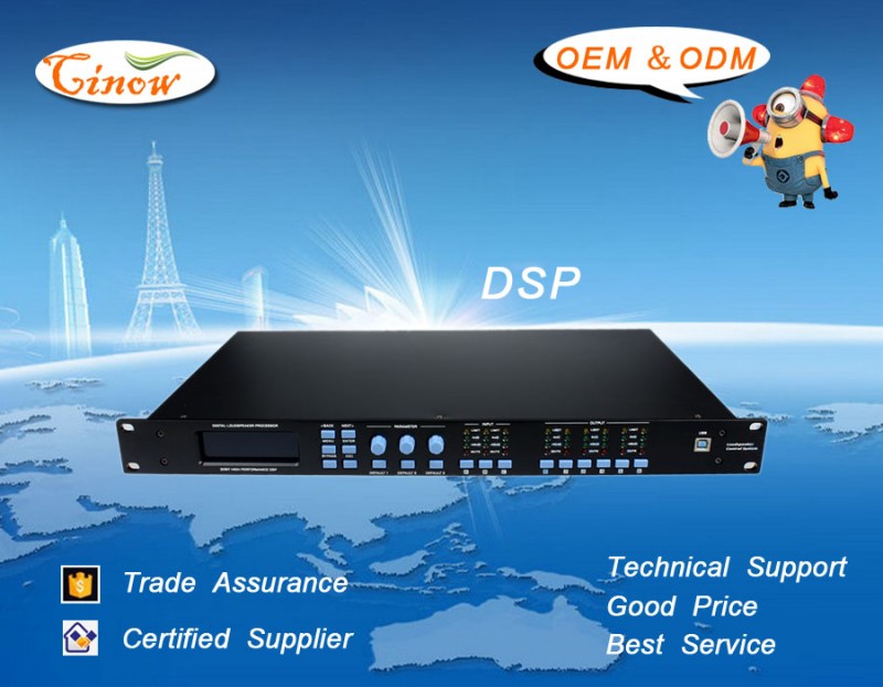 Dsp、 デジタルスピーカープロセッサー/なしでwi-fi/オーディオプロセッサ、 3input/6output-専門家オーディオ、ビデオ、および照明問屋・仕入れ・卸・卸売り