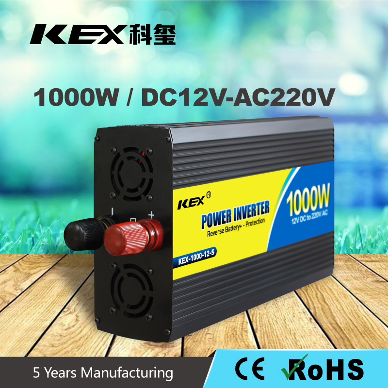 KEX-31000メンテナンスフリー持久電力インバータdc 12ボルトac 220ボルト1000ワット電源インバータ-問屋・仕入れ・卸・卸売り