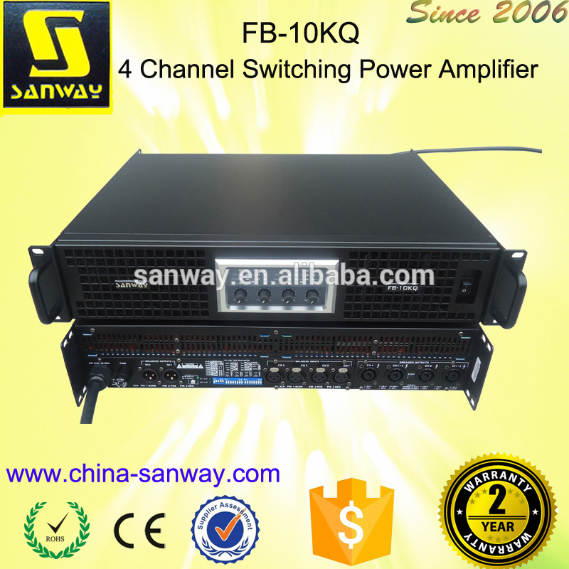 Fb-10kq4チャンネルスイッチングパワーアンプ-専門家オーディオ、ビデオ、および照明問屋・仕入れ・卸・卸売り