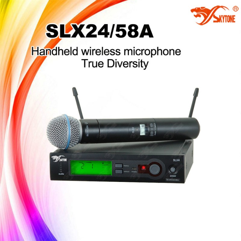 ワイヤレスハンドマイク 58a 、 デジタル ワイヤレス マイク slx24-専門家オーディオ、ビデオ、および照明問屋・仕入れ・卸・卸売り