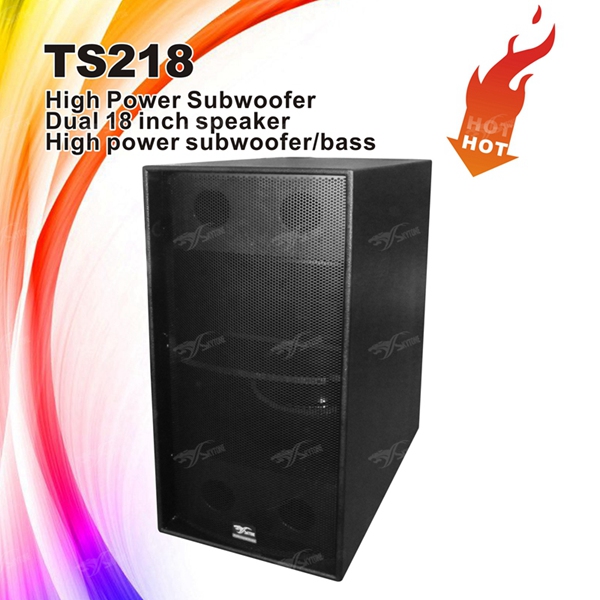 Ts2182x18" 驚くべきパワープロスピーカー、 18インチサブウーファーボックスの設計-専門家オーディオ、ビデオ、および照明問屋・仕入れ・卸・卸売り