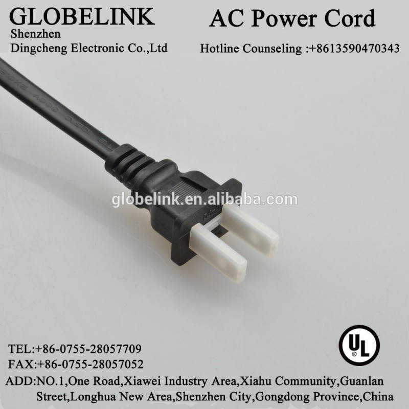 Ul2spt-118awg-2cファックスピンのac電源コード電源プラグ-電源コード、エクステンションコード問屋・仕入れ・卸・卸売り