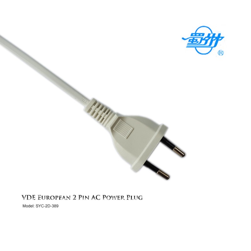 ユニバーサル2ピンac vde europeean電源コードプラグ-電源コード、エクステンションコード問屋・仕入れ・卸・卸売り