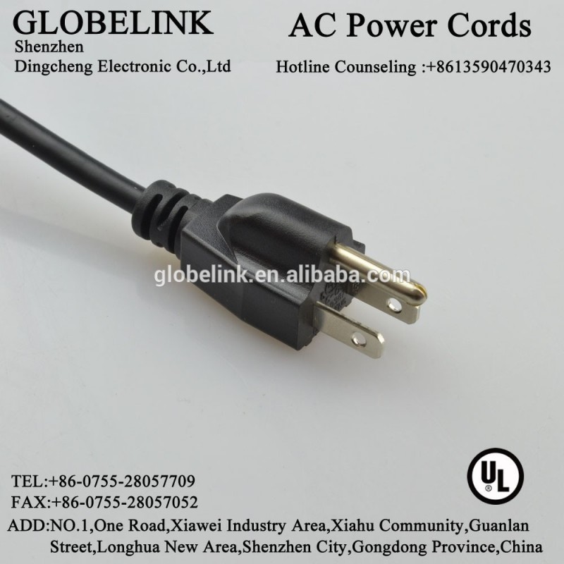 Ulsvt18-16awg3ピンユニバーサル電源コード-電源コード、エクステンションコード問屋・仕入れ・卸・卸売り