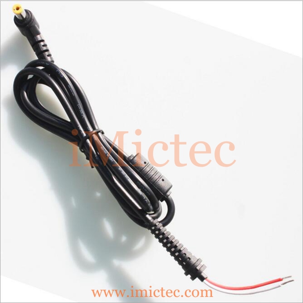 1.2メートル黒dc5.5 * 1.7 DC5517ケーブル使用エイサーノートパソコン-電源コード、エクステンションコード問屋・仕入れ・卸・卸売り