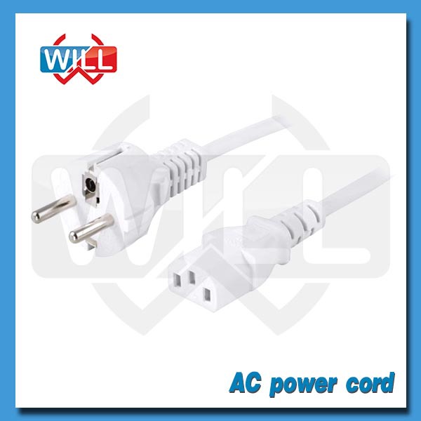 Vde ce 250ボルト10a 16a 3pinホワイトヨーロッパac電源コード-電源コード、エクステンションコード問屋・仕入れ・卸・卸売り