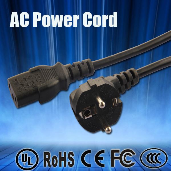 高品質2極電源コードeu/gs電源コード3ピン丸ピンヨーロッパプラグホールセール-電源コード、エクステンションコード問屋・仕入れ・卸・卸売り