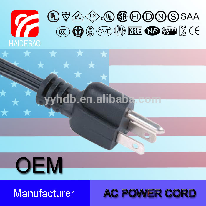 Ul NEMA5-15P 125 ボルト アメリカ populer ul電源コード-電源コード、エクステンションコード問屋・仕入れ・卸・卸売り