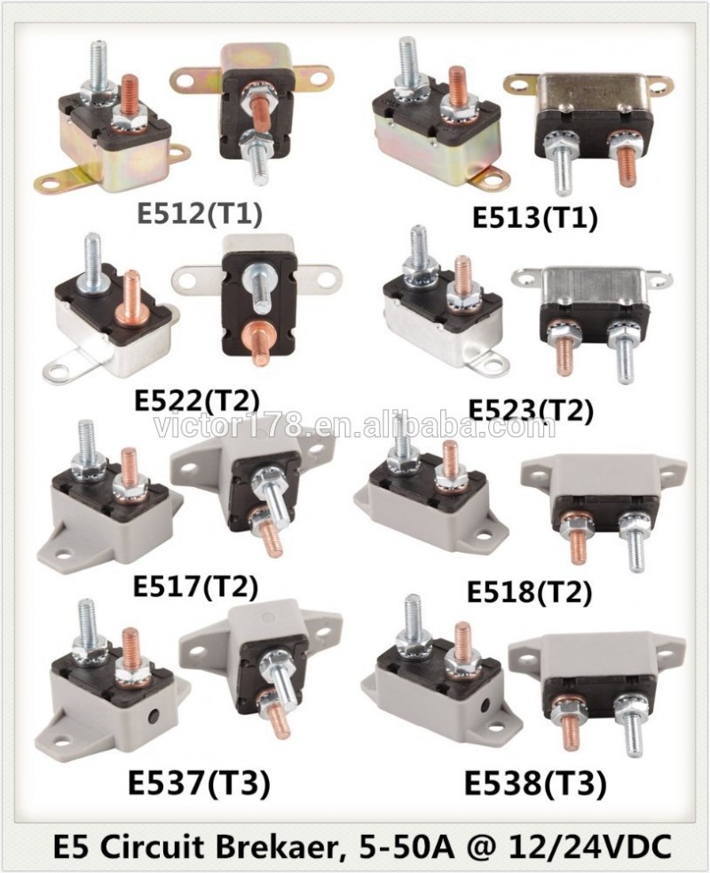 5a、 10a、 15a、 20a、 30a、 40a、 50aカーサーキットブレーカ、 12v/24vdc-ブレーカー問屋・仕入れ・卸・卸売り