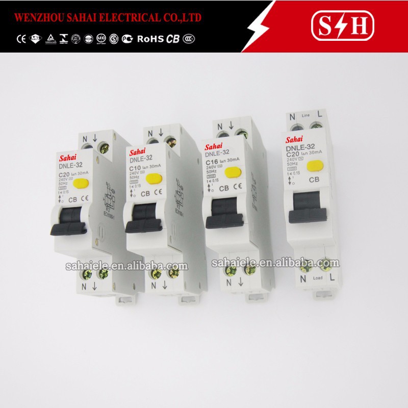 Dnle- 321極ミニ高遮断容量rcbo-ブレーカー問屋・仕入れ・卸・卸売り