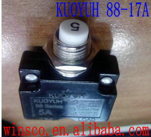 88-17A白いボタン100% kuoyuh回路ブレーカ88シリーズ17a-ブレーカー問屋・仕入れ・卸・卸売り