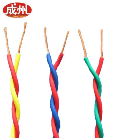 Rv車0.75mm2ツインフラットツイストpvc絶縁電気ケーブル-配線器具問屋・仕入れ・卸・卸売り