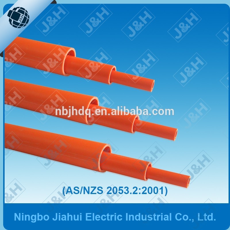 中国などの仕入先/nzs205320mmオレンジ色のpvcケーブルパイプ、 オーストラリア標準hd大型直径20mmケーブルコンジット-配線ダクト問屋・仕入れ・卸・卸売り
