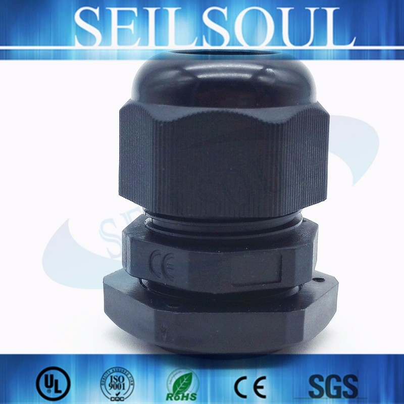 Seilsoul熱い販売pgグレーと黒pvcまたはナイロン価格plasitcケーブルグランド-ケーブルグランド問屋・仕入れ・卸・卸売り