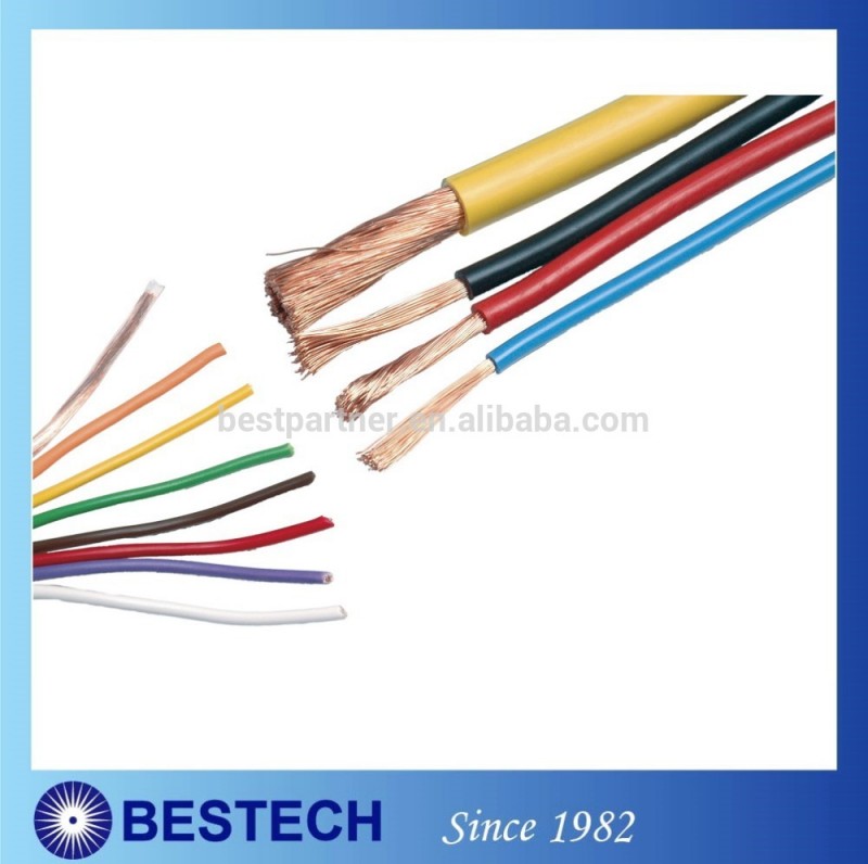 フレックス電源ケーブル線剥き出しワイヤーラウンド1コア2.1MM2ワイヤとケーブル電気-配線器具問屋・仕入れ・卸・卸売り