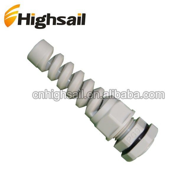 Black Nylon PG9 Strain Relief Cable Gland-ケーブルグランド問屋・仕入れ・卸・卸売り