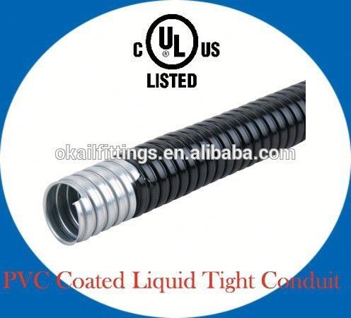 3/8』- 4" 柔軟な段ボールpvc管と金属コンジットプラスチックコート付き-配線ダクト問屋・仕入れ・卸・卸売り
