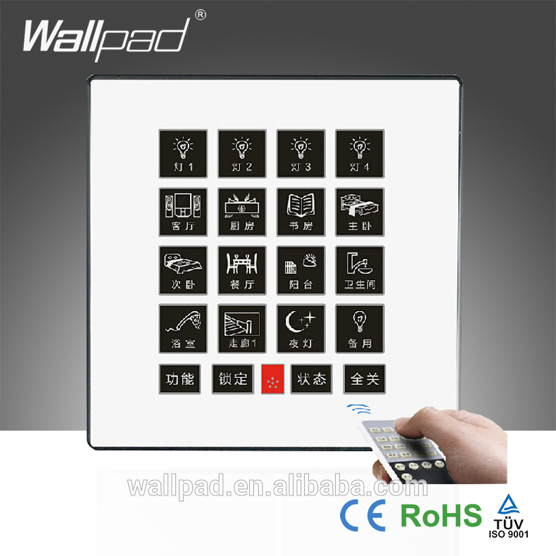 ホーム オートメーション製品wallpad 20 ギャング ホワイト強化ガラス リモートコントロール タッチ スイッチ スイッチ-問屋・仕入れ・卸・卸売り
