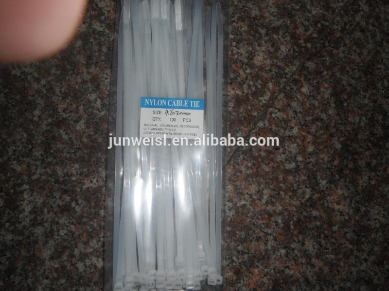 黒のナイロンのケーブルタイを供給する/ストリップを紐で縛る/4*350結束テープ-結束バンド（ケーブルタイ）問屋・仕入れ・卸・卸売り