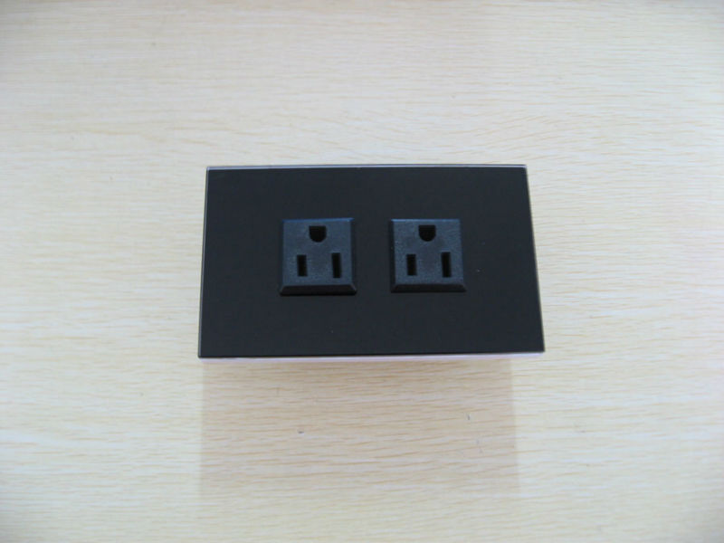 ガラスパネル壁ソケット、 15a、 私たちのスタイル電源125vポイント-壁スイッチ問屋・仕入れ・卸・卸売り