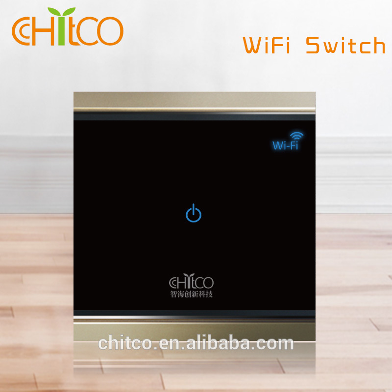 Chitcoスイッチライトタッチwifiタッチセンシティブライトスイッチ1ギャングスイッチ-壁スイッチ問屋・仕入れ・卸・卸売り
