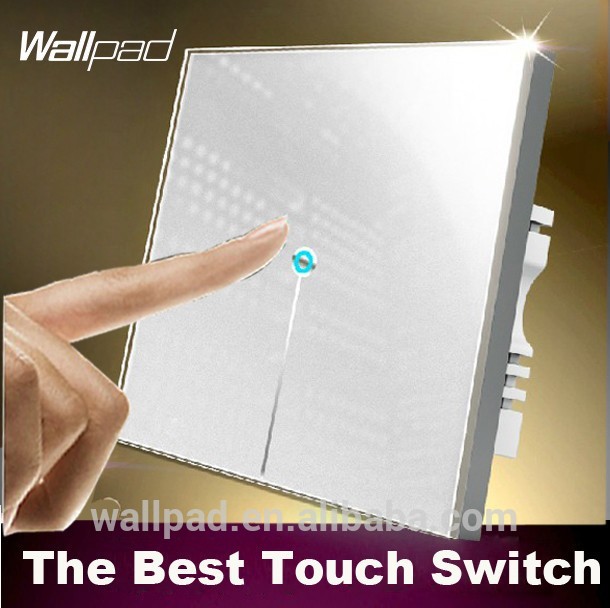 ホワイトクリスタルガラスwallpadc1スマートタッチスクリーン制御スイッチの電源が軽い110v~250v1ギャング2ウェイ3ウェイのタッチスイッチ-壁スイッチ問屋・仕入れ・卸・卸売り