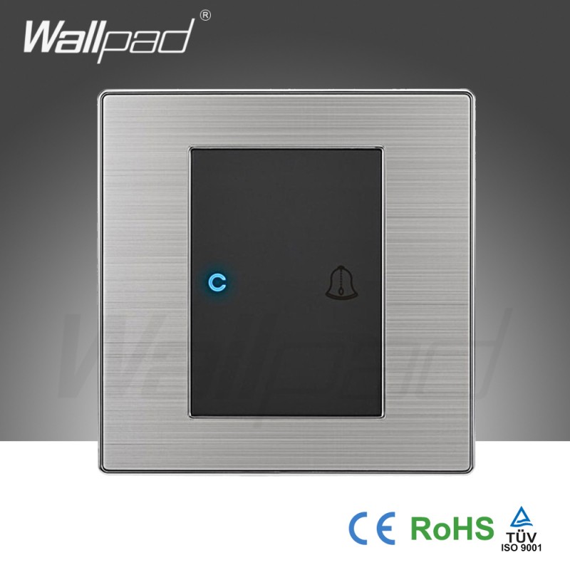 熱い販売の2015wallpadランダムプッシュボタンクリックスイッチ16a110~250v豪華な壁ライトスイッチのドアベルスイッチ-壁スイッチ問屋・仕入れ・卸・卸売り