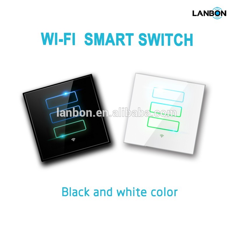白と黒ガラス 110 〜 250 ボルト wifi スマート リモコン wifi タッチ壁スイッチ-問屋・仕入れ・卸・卸売り