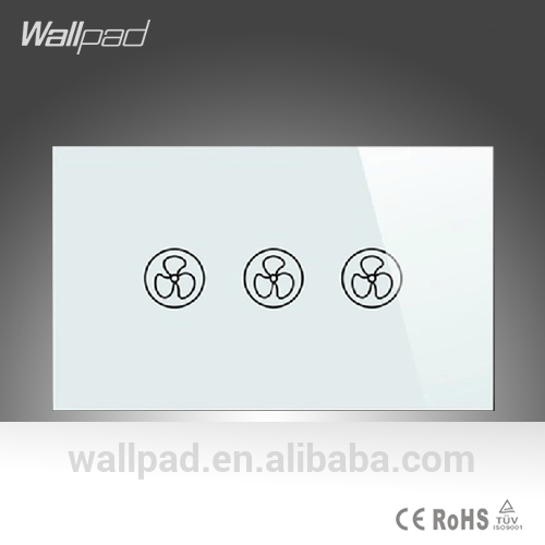 防水ledwhosalerwallpadホワイトクリスタルガラス110~250v私達120標準電気配線ceillingファンレギュレータスイッチ-壁スイッチ問屋・仕入れ・卸・卸売り