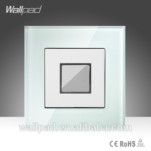 Wallpad中国サプライヤー高級ホワイト クリスタルガラスタッチパネル時間遅延スイッチ壁光電気スイッチ ソケット-壁スイッチ問屋・仕入れ・卸・卸売り