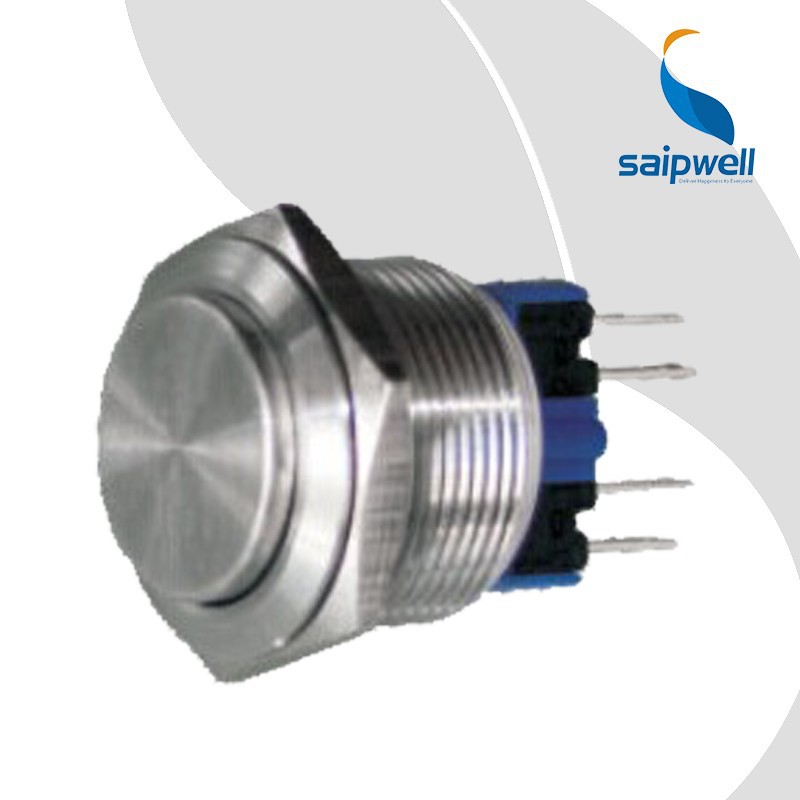 Saip/saipwellメイド中国で最高の価格led 12ボルトプッシュ ボタンip65防水12ボルト金属ステンレス鋼プッシュボタン スイッチ-押しボタンスイッチ問屋・仕入れ・卸・卸売り