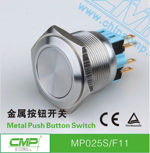 Cmp 25ミリメートルシリーズ機プッシュボタンオンとオフスイッチ250ボルトceおよびtuvの承認-押しボタンスイッチ問屋・仕入れ・卸・卸売り