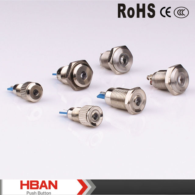 Ce rohs 8ミリメートルインジケータライト凹型ヘッド信号ランプ-押しボタンスイッチ問屋・仕入れ・卸・卸売り