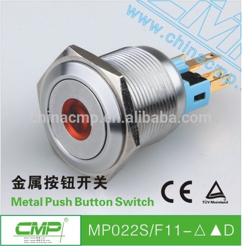Cmpステンレス鋼モメンタリまたはラッチングip67耐破損センターledプッシュボタンスイッチ-押しボタンスイッチ問屋・仕入れ・卸・卸売り