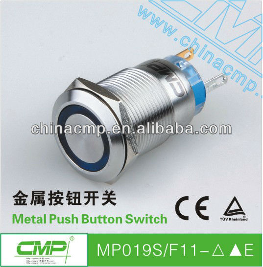 Cmp防水19mmbi- カラーledプッシュボタンスイッチip67-押しボタンスイッチ問屋・仕入れ・卸・卸売り