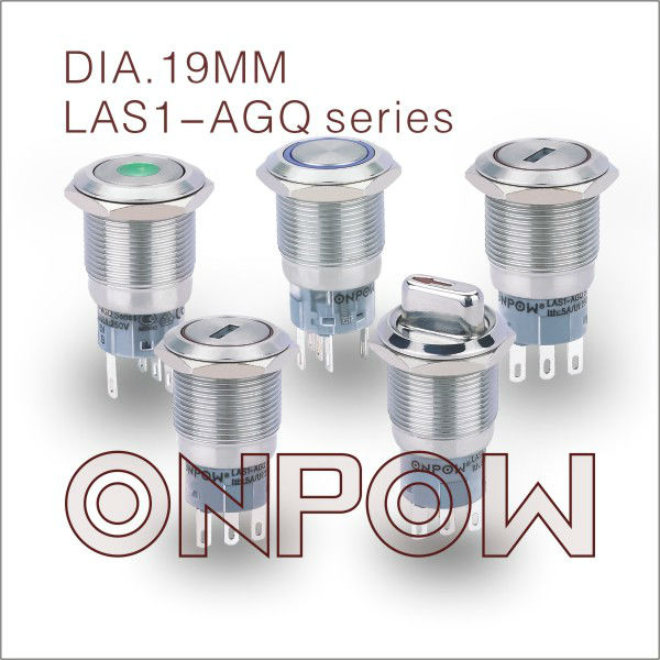 Onpow照光押しボタンスイッチ( las1- agqシリーズ、 19mm、 ce、 ccc、 ul、 rohs指令、 reachの承認、 抗- 荒らし、 ステンレス鋼)-押しボタンスイッチ問屋・仕入れ・卸・卸売り