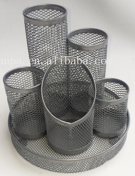 オフィスや学校の文房具用品の線メッシュペンホルダー/デスクの記憶-溶接用ホルダー問屋・仕入れ・卸・卸売り