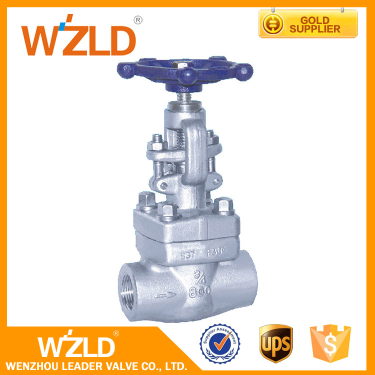 Wzld api 602鍛造鋼os yめねじとソケット溶接ハンドルゲートバルブ-バルブ問屋・仕入れ・卸・卸売り