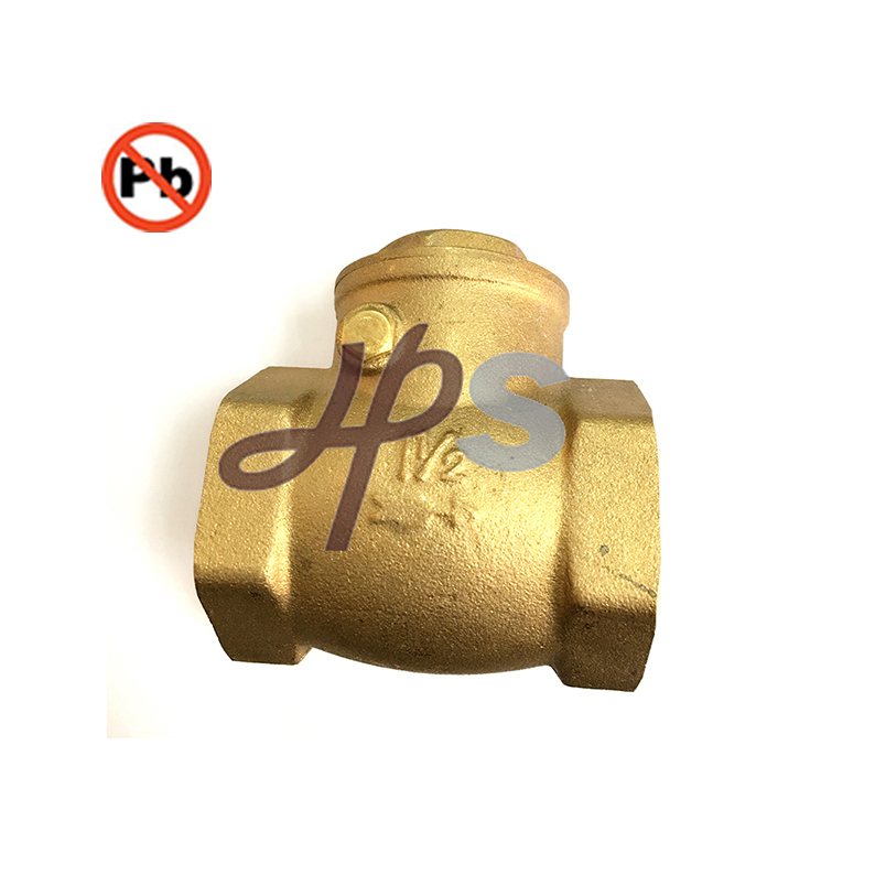 NSF-61標準鉛フリー黄銅スイングチェックバルブ用飲料水システム-バルブ問屋・仕入れ・卸・卸売り
