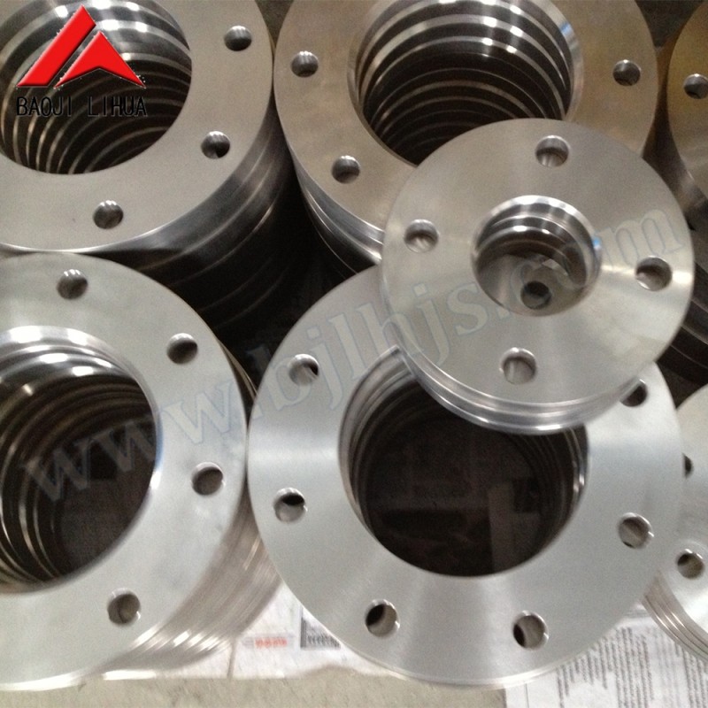 標準ansib16.5gr2フランジ鍛造チタン/チタン管継手のフランジのために使用される圧力容器-フランジ問屋・仕入れ・卸・卸売り