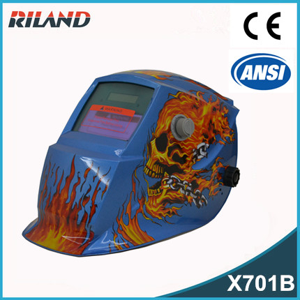 Rilandマスク自動暗くなるoem工場riland自動暗くansi標準溶接マスク-溶接用ヘルメット問屋・仕入れ・卸・卸売り