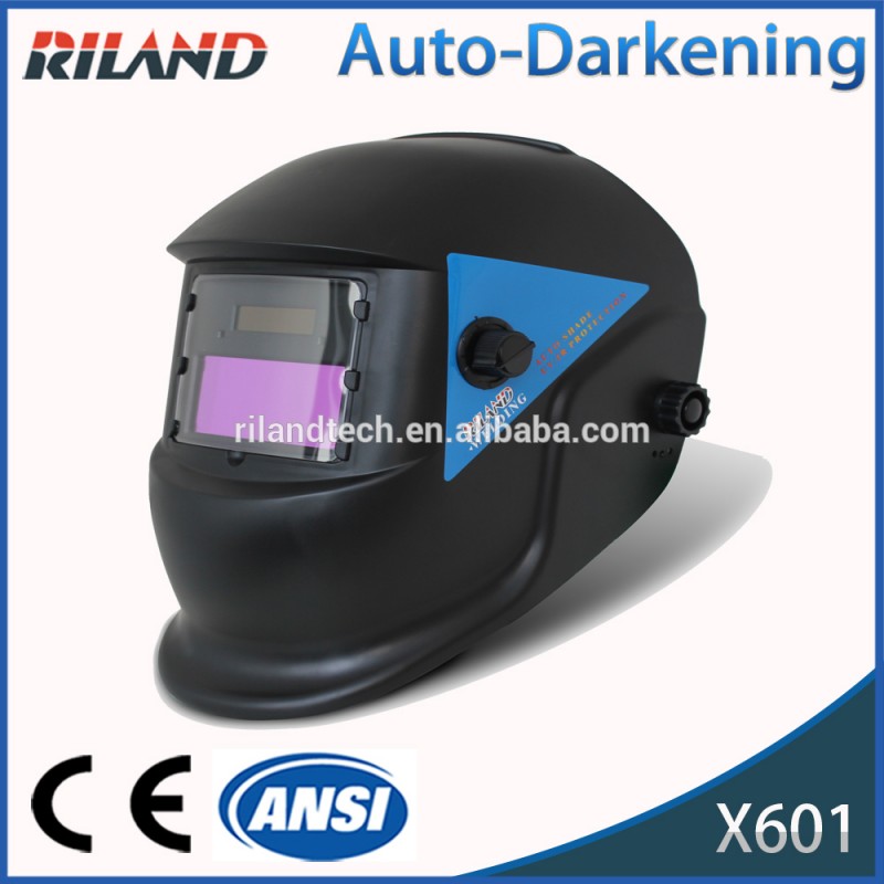 Riland tig/mig/自動暗くなる溶接ヘルメットen379ブラック基本ヘルメット用販売-溶接用ヘルメット問屋・仕入れ・卸・卸売り