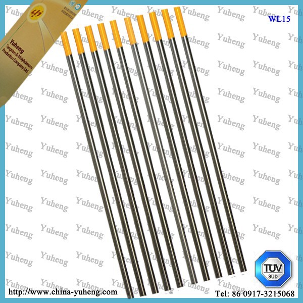 タングステン電極wl15/wl20溶接棒金黄色/スカイブルー-電極棒問屋・仕入れ・卸・卸売り