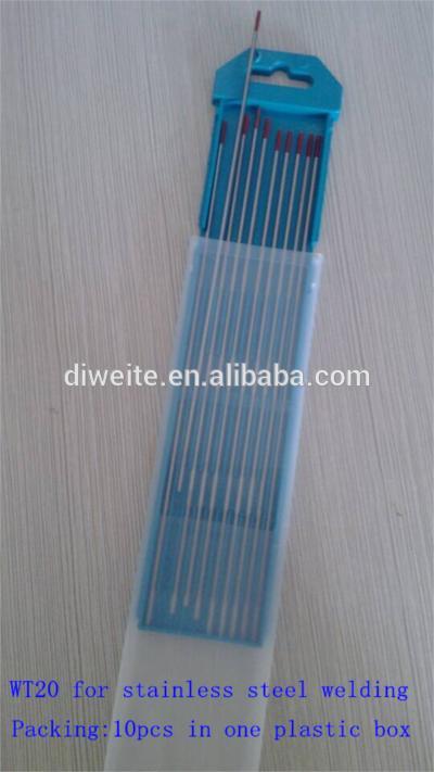 2％トリア交流tig溶接用タングステン電極亜鉛メッキ溶接電極-電極棒問屋・仕入れ・卸・卸売り