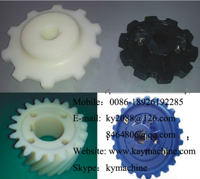 エンジニアリングプラスチックertalonとnylatronナイロンuhmwpe PE-UHMW pom/アセタールチェーンドライブスプロケット-スプロケット問屋・仕入れ・卸・卸売り