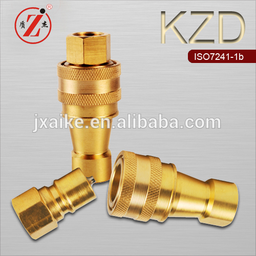 Kzd真鍮iso 7241 b空気圧と油圧クイックリリースカップリング-水圧関連部品問屋・仕入れ・卸・卸売り