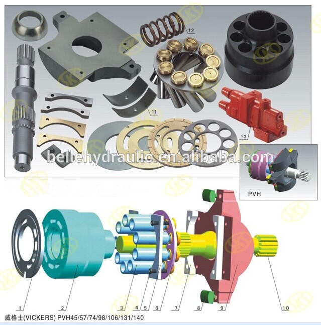 ビッカースpvh131用油圧ポンプのスペアパーツpvh57/74/98/131/141-水圧関連部品問屋・仕入れ・卸・卸売り
