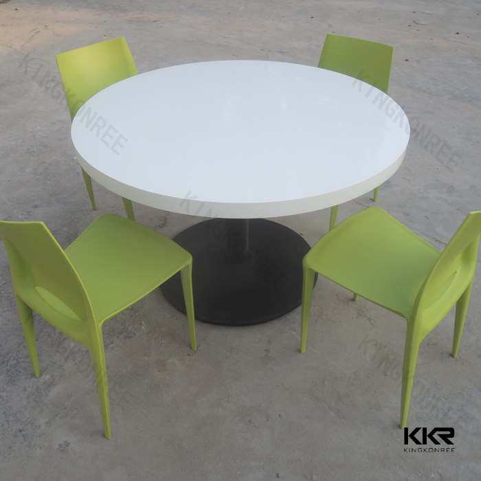 kkr人工大理石スラブラウンドコーヒーショップのテーブルと椅子-テーブル問屋・仕入れ・卸・卸売り